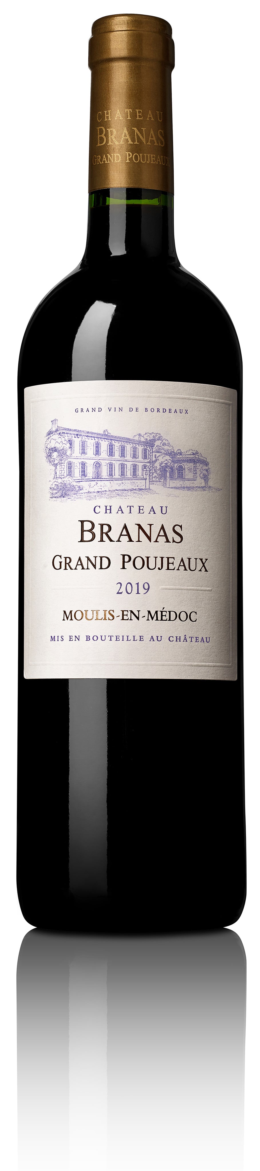 MAGNUM Château Branas Grand Poujeaux 2019 AOC MOULIS